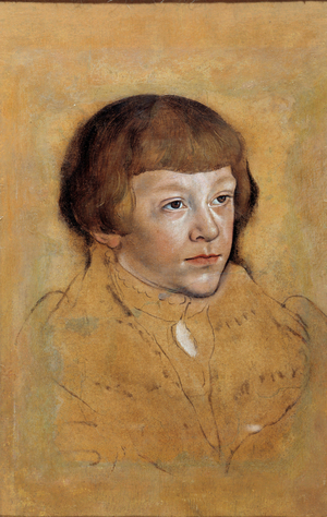 Portrait of a Prince of Saxony, 16th century (oil on canvas)