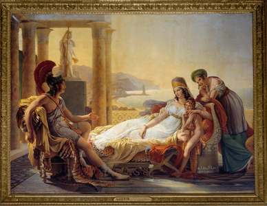 Aeneas telling Dido of the Disaster at Troy, 1815 (oil on canvas)