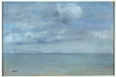 Marine, 1869 (pastel on chamois)