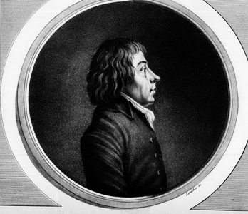 Portrait of Louis Antoine Bonnier d'Alco (1750-1799), 19th century (engraving)