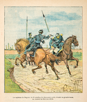 French and Germans, Anecdotal History of the War of 1870-1871, 1888 (engraving)