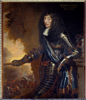 Full Length Portrait Of The Grand Conde, Louis Ii Prince Of Bourbon (1621-1686), 17th century (oil on canvas)