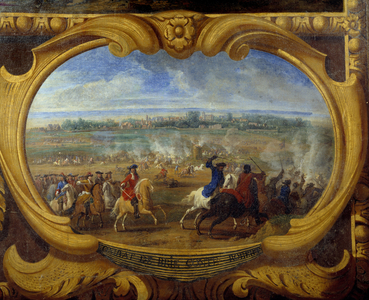 The Actions of Louis II Prince of Bourbon Conde known as the Grand Conde, Battle of Brie Count Robert Detail, 17th century (oil on canvas)