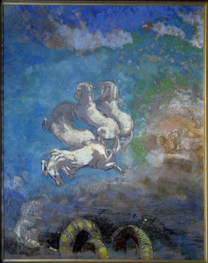 Le chariot d'Apollo Painting au pastel d'Odilon Redon, 1905-14 (oil on canvas)