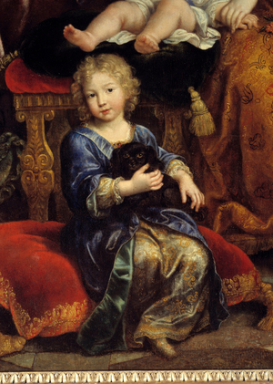 ortrait of Philippe de France (1683-1746) future King Philip V of Spain, 1686 (oil on canvas)