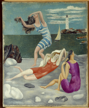 Bathers, Biarritz, 1918 (oil on canvas)