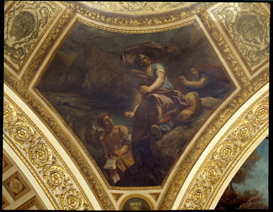 The Death Of Pliny The Elder (23-79 Ad) During The Eruption Of The Vesuve, 1843 (painting)