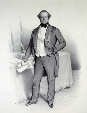 Portrait of Martinique Politician Cyrille Charles Auguste Bissette (1795-1858), 19th century (engraving)