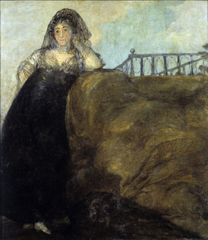 Una manola, dona Leocadia Zorrilla, 18th century (litho)