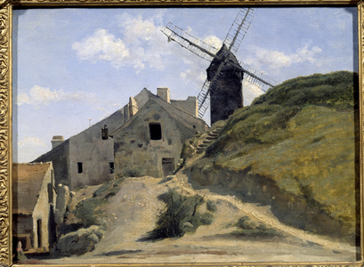 The Mill Of The Galette In Montmartre, 1845 (oil on canvas)