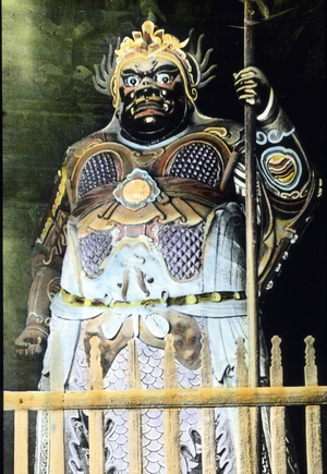 China, god of war, statue, image date: circa 1910, Carl Simon Archive