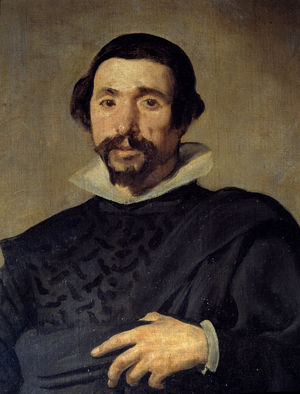 Portrait of the Pablo jester of Valladolid. Detail, 1636-37 (oil on canvas)