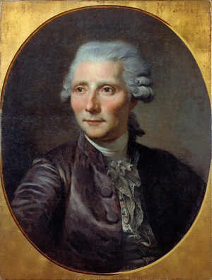 Portrait of man (formerly identified with Pierre Augustin Caron de Beaumarchais (1732 - 1799), 1886 (oil on canvas)