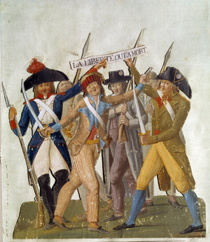 French Revolution, 1789: Citizens arms 'Liberte ou la Mort', 18th century (gouache)