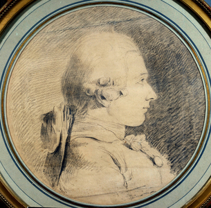 Portrait of the Marquis de Sade (1740-1814) Anonymous drawing, 18th century (drawing)