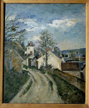 Doctor Gachet's house in Auvers, 1873 (oil on canvas)