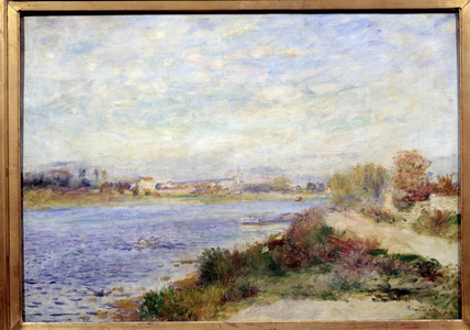 View Of The Seine In Argenteuil, 1873 (oil on canvas)