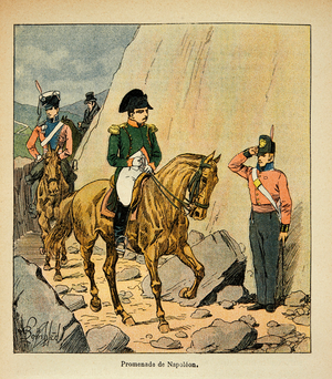 Illustration for  'The Memorial of Saint Helene' by Count Emmanuel de Las Cases (lithograph)