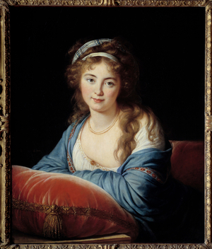 Portrait of the Countess Catherine Vassilievna Skavronskaia (1761-1829), 1796 (oil on canvas)