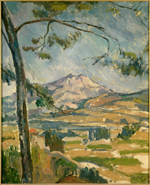 La montagne Sainte Victoire, 1848-1914 (oil on canvas)