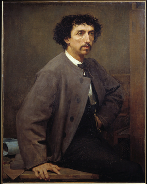 Portrait Of Charles Garnier, 1868 (oil on canvas)