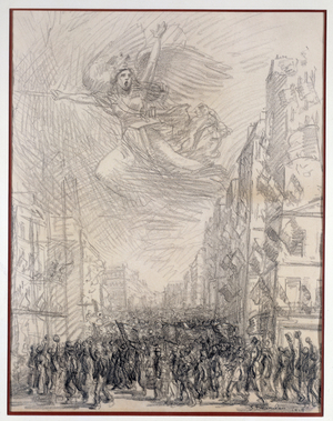 Victory or Marseillaise Allegorie, 1915 (drawing)