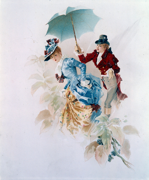 Illustration of Linder (19th century), 19th century Coll. Part, 19th century (drawing)
