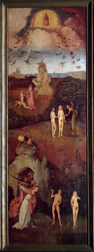 The Hay Cart The creation of Adam and Eve, c.1490 (oil on canvas)