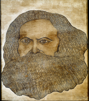 Portrait of Karl Marx (1818-1883) (engraving)