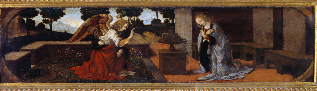 L'Annunciation, 15th century (oil on canvas)