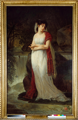 Posthumous Portrait of Christine Boyer (1776-1800), 19th century (oil on canvas)