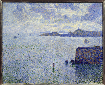 Sailboats And Estuary, 1893 (oil on canvas)