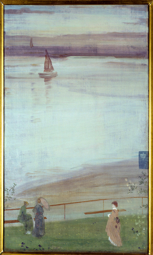Variation In Purple And Green, 1871 (oil on canvas)