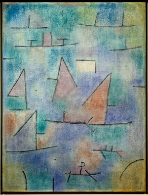 Port and Sailboats, 1937 (oil on canvas)