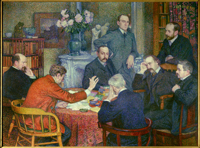 Reading, 1903 (oil on canvas)