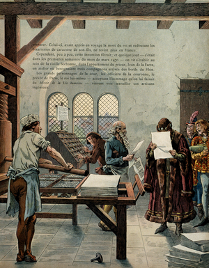 History of France in the Middle Ages: The King of France Louis XI (1423-1483), 1905 (illustration)