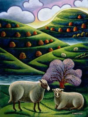 Tete a Tete (oil on board)