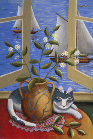 Ennui (oil on board)