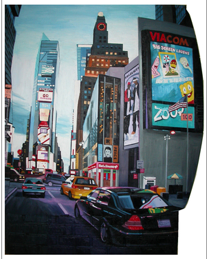 Moving Smoothly South, 2006 (mixed media)