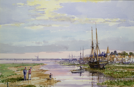 Low Water, Bosham, c.1890