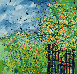 The Gate in Morfa Terrace (oil on canvas)