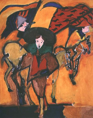 To Play the Fool, 1996 (oil on canvas)