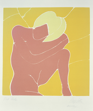 Pink Female, c.1967 (jigsaw woodcut)