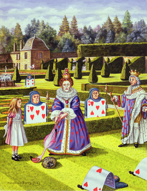 The Queen of Hearts, 1999 (oil on canvas)