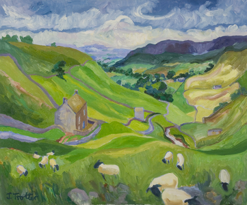 Bowes Moor, Yorkshire, 2007 (oil on canvas)