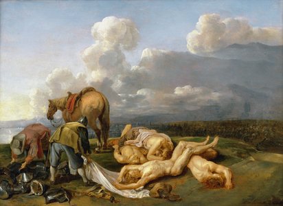 The Aftermath of Battle, 1653 (oil on panel)