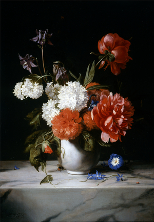 Floral Still Life, 1671 (oil on panel)