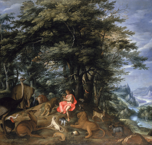 Orpheus Charming the Animals, 1610 (oil on canvas)