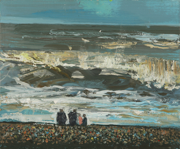 Dunwich Wave, 2010 (oil on board)