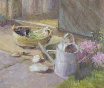 Country Doorway (oil on canvas)